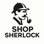 logo minimalista de sherlock holmes
